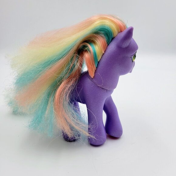 My Little Pony Peach Surprise 2002 G3 MLP Purple Butterfly Hasbro Toy Read - Picture 4 of 10